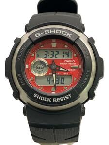 CASIO◆クォーツ腕時計・G-SHOCK/デジアナ/BLK/BLK