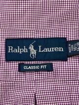 POLO RALPH LAUREN◆長袖シャツ/L/コットン/PUP/ギンガムCK_画像3