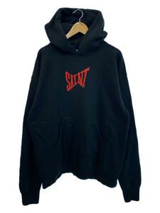 SAINT MICHAEL◆セイントマイケル/21SS/LOGO HOODIE/パーカー/XL/コットン/黒/SM-S21-0000-020