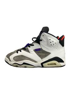 NIKE◆AIR JORDAN 6 RETRO LTR/エアジョーダンレトロ/ホワイト/CI3125-100/25.5cm/W