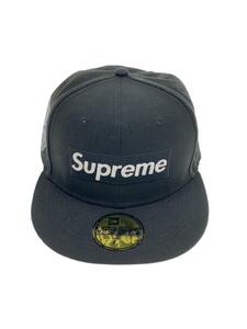 Supreme◆MONEY BOX LOGO CAP/キャップ/7 1/2/ポリエステル/ブラック