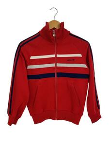 adidas◆ジャージ/3/ポリエステル/RED/W.GERMANY/西ドイツ製/トラックジャケット