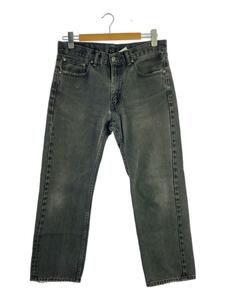 Levi’s◆505/ボトム/33/コットン/GRY/裾擦れ