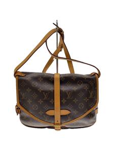 LOUIS VUITTON◆1)ソミュール30_モノグラム・キャンバス_BRW/PVC/BRW/総柄