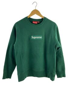 Supreme◆18AW/Box Logo Crewneck/スウェット/S/コットン/GRN