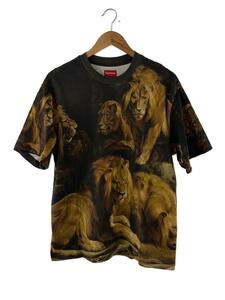 Supreme◆Tシャツ/S/コットン/BLK/アニマル/22AW/Lions Den