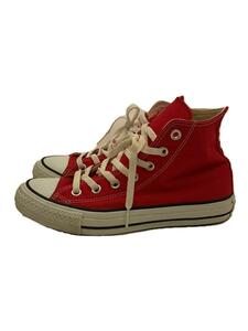 CONVERSE◆ハイカットスニーカー/24.5cm/RED/キャンバス/1702