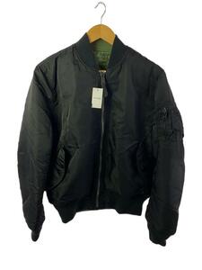 ALPHA INDUSTRIES◆フライトジャケット/L/ナイロン/BLK/MIL-J-82790J