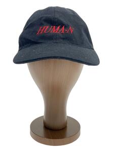 CHRISTIAN DADA◆19AW Human Embroidery Cap/キャップ/FREE/コットン/BLK/メンズ