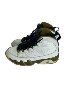 NIKE◆AIR JORDAN 9 RETRO/エアジョーダンレトロ/ホワイト/302370-109/26.5cm/WHT