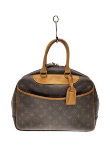 LOUIS VUITTON◆2)ボーリング・ヴァニティ(ドーヴィル)_モノグラム・キャンバス_BRW/PVC/BRW