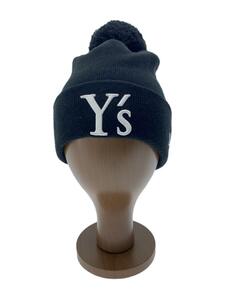 Y’s◆×NEW ERA/22AW/POMPON KNIT CAP/ニットキャップ/FREE/アクリル/BLK