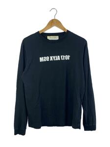 1017 ALYX 9SM(ALYX)◆長袖Tシャツ/M/コットン/ブラック