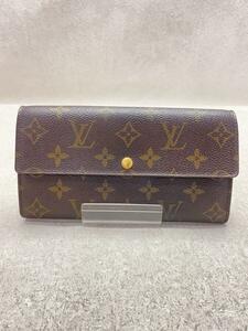 LOUIS VUITTON◆2)ポシェット・ポルト・モネ・クレディ_モノグラム・キャンバス_BRW/PVC/BRW/メンズ