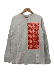 Supreme◆長袖Tシャツ/M/コットン/GRY