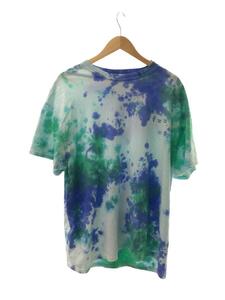 BAL◆LOGO TIE DYE TEE/Tシャツ/L/コットン/ブルー/タイダイ/BAL-2005//