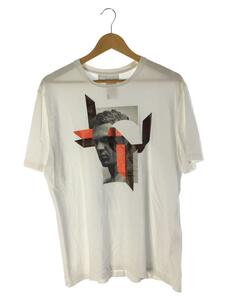 NEIL BARRETT◆Steve McQueen Tee/L/コットン/WHT/BJT182B E546S//