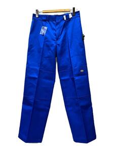 DICKIES◆ボトム/32/コットン/BLU/無地/85283LB//