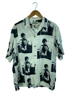 WACKO MARIA◆CHET BAKER S/S HAWAIIAN SHIRT/半袖シャツ/XL/レーヨン/WHT/総柄//