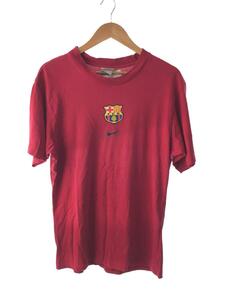 NIKE◆00s/F.C.B./プリントTシャツ/S/コットン/RED//