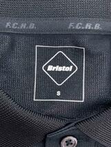 F.C.R.B.(F.C.Real Bristol)◆ポロシャツ/S/ポリエステル/BLK/無地/FCRB-230078_画像3