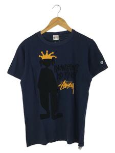 STUSSY◆Tシャツ/M/コットン/BLU/C8-D335//