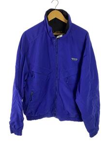 EDDIE BAUER◆80s/VINTAGE/ナイロンスイングトップジャケット/ナイロンジャケット/L/ナイロン/PUP/無地//