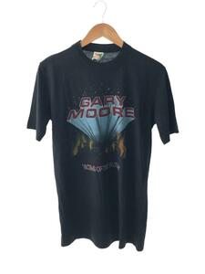 80s/gary moore プリントTシャツ/L/コットン/BLK//