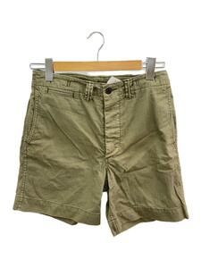 RRL◆field chino shorts/28/ヘリンボーンツイル/13スターボタン/28/KHK/コットン/無地//