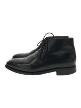 Berwick◆チャッカブーツ/US6.5/BLK//_画像1