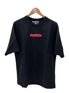 Acne Studios(Acne)◆24SS/パッチロゴ/クルーネック/Tシャツ/L/コットン/ブラック/FN-MN-TSHI000583//