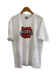 UNDEFEATED◆Tシャツ/L/コットン/WHT/プリント/202077001019//