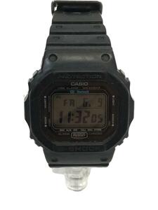 CASIO◆ソーラー腕時計/デジタル/ラバー/BLK/GB-5600B//