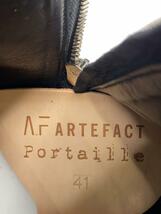 A.F ARTEFACT◆×PORTAILL/ブーツ/41/BLK/牛革//_画像5