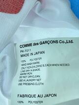 COMME des GARCONS HOMME PLUS◆Tシャツ/S/ポリエステル/WHT/PK-T011//_画像4