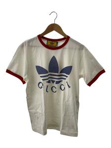 GUCCI◆Tシャツ/XS/コットン/WHT/無地/702612 XJEB1