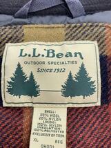 L.L.Bean◆ジャケット/XL/ウール/RED/チェック//_画像3