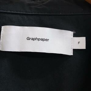 Graphpaper◆23ss/Stretch Typewriter/半袖シャツ/FREE/コットン/BLK/GM231-50198B//の画像3