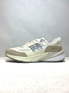 NEW BALANCE◆990v6/Made in USA/ローカットスニーカー/26.5cm/CRM/M990SS6//