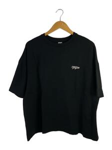 MYne MIHARA YASUHIRO◆Tシャツ/L/レーヨン/BLK/無地/G00GS005//