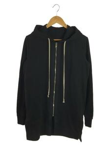 Rick Owens◆CYCLOPS/ロングパーカー/ジップパーカー/XS/コットン/ブラック