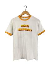 Champion◆60s/HARVEY WALLBANGER/リンガーT/Tシャツ/コットン/WHT/プリント//_画像1