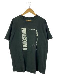 FRUIT OF THE LOOM◆Tシャツ/XL/コットン/BLK/90s/1991/MALCOLMX