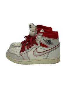 NIKE◆AIR JORDAN 1 RETRO HIGH OG/エアジョーダン1レトロハイ/ホワイト/27cm/WHT