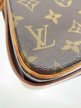 LOUIS VUITTON◆カルトシエールMM_モノグラム・キャンバス_BRW/PVC/BRW_画像8