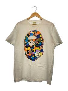 A BATHING APE◆Tシャツ/L/コットン/WHT