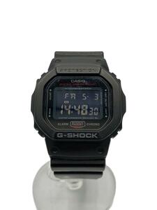 CASIO◆クォーツ腕時計/デジタル/ラバー/BLK/BLK/DW-5600HR