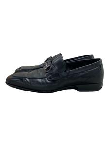 Salvatore Ferragamo◆ビットローファー/UK7.5/BLK/レザー/63vf 95051/ガンチーニ