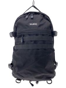 X-girl* rucksack / polyester / black /05191011/ADVENTURE BACKPACK BOX LOGO