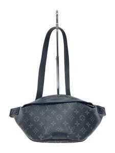 LOUIS VUITTON◆ディスカバリー・バムバッグPM_モノグラム・エクリプス・キャンバス_ノワール/PVC/BLK/総柄